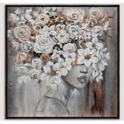 Paveikslas FLOWER GIRL 100x100 marga