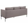 Sofa KINGSLEY 200x82 rusvai pilka