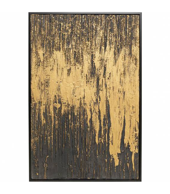 Paveikslas GOLD ABSTRACT-A 80x120 juodas/auksinis