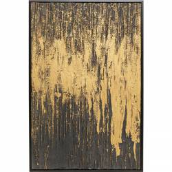 Paveikslas GOLD ABSTRACT-A 80x120 juodas/auksinis