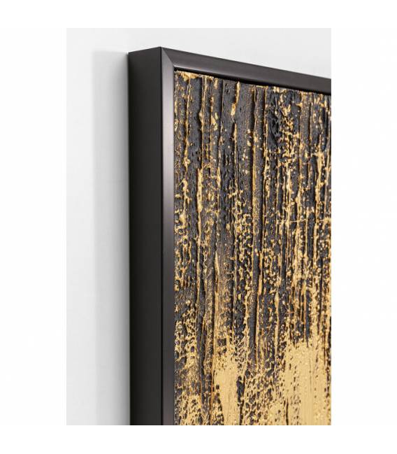 Paveikslas GOLD ABSTRACT-A 80x120 juodas/auksinis