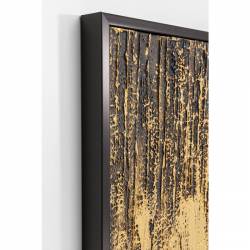 Paveikslas GOLD ABSTRACT-A 80x120 juodas/auksinis