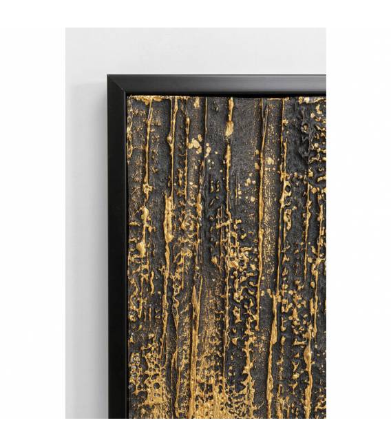 Paveikslas GOLD ABSTRACT-A 80x120 juodas/auksinis