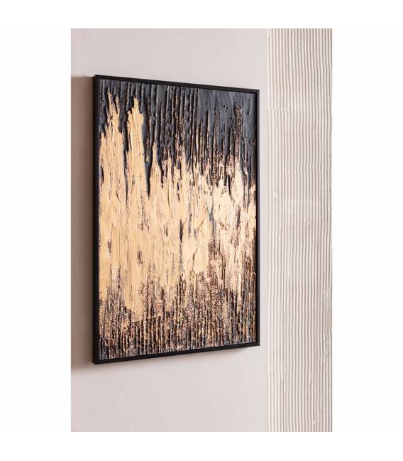 Paveikslas GOLD ABSTRACT-A 80x120 juodas/auksinis