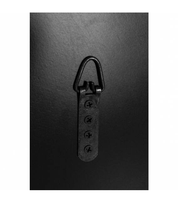 Veidrodis WAVY SILVER 94x124 sidabrinis