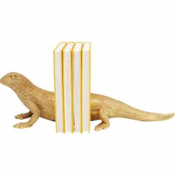 Knygų laikiklis LIZARD auksinis