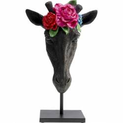 Dekoracija MASK GIRAFFE FLOWER juoda