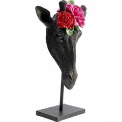 Dekoracija MASK GIRAFFE FLOWER juoda