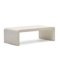 Kavos staliukas AIGUABLAVA 135x65 baltas