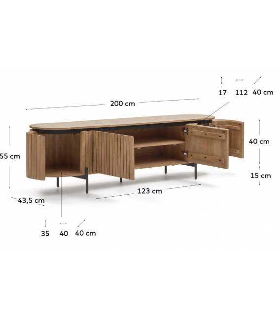 TV staliukas LICIA 200x55