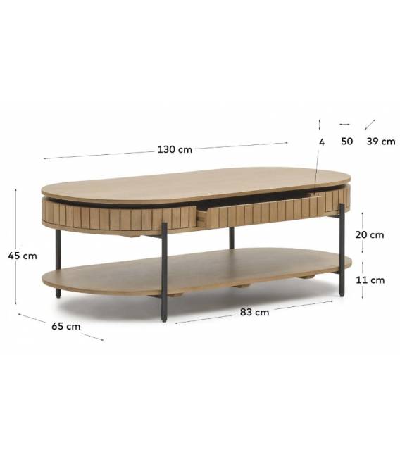 Kavos staliukas LICIA 130x45