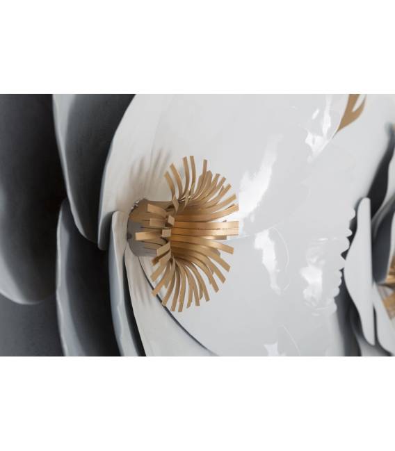 Dekoracija WHITE FLOWERS 158x60 balta