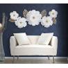 Dekoracija WHITE FLOWERS 158x60 balta