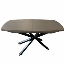 Išskleidžiamas stalas MODERN 180(220)x100 rudas