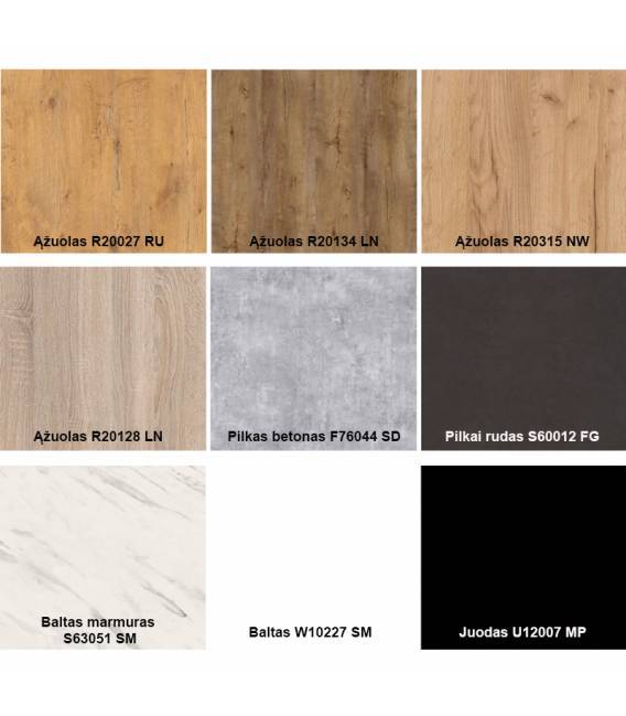 Išskleidžiamas stalas VIGUS Ø120(196) concrete brown