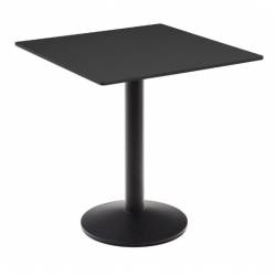 Stalas ESILDA 68x68 juodas