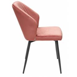 Kėdė NELS rožinė/ su sukimosi mechanizmu