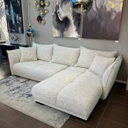 Minkštas kampas BOTEGA 300x210 šviesiai rusvas