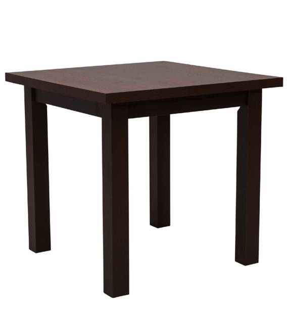 Išskleidžiamas stalas MELARA 90(140)x90 tamsiai rudas