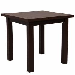 Išskleidžiamas stalas MELARA 90(140)x90 tamsiai rudas