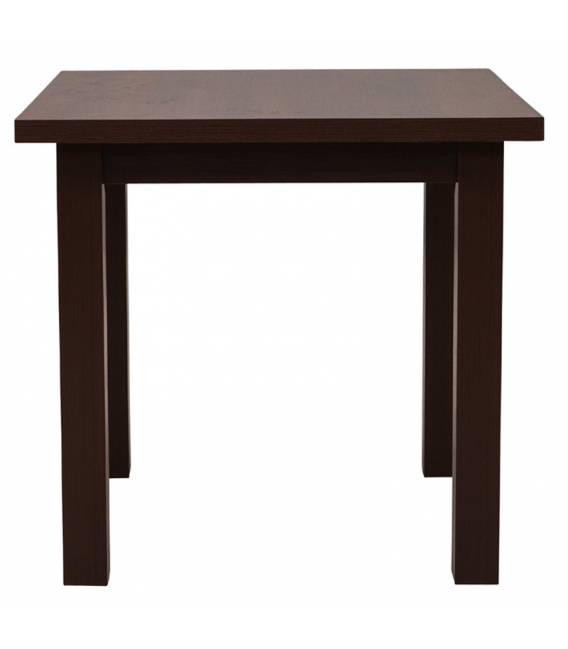 Išskleidžiamas stalas MELARA 90(140)x90 tamsiai rudas