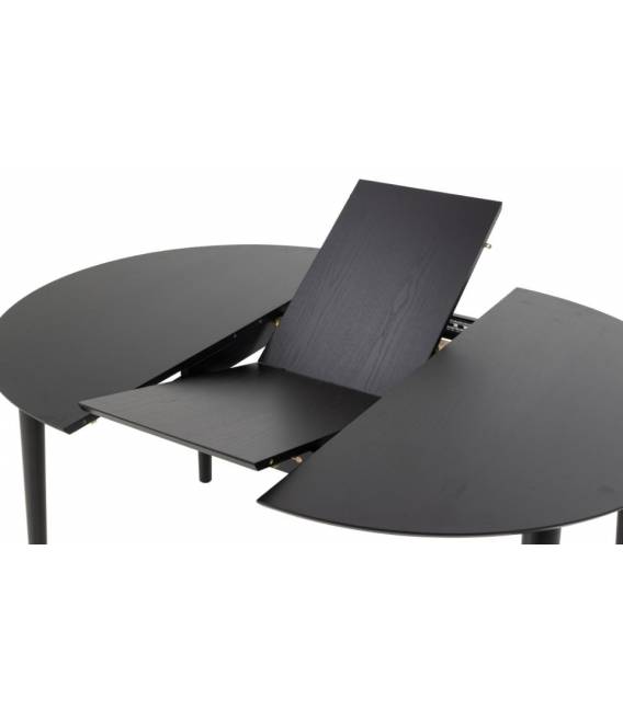 Išskleidžiamas stalas 98600 Ø115(154)x75 juodas