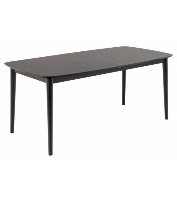 Išskleidžiamas stalas 98604 180(219)x90 juodas