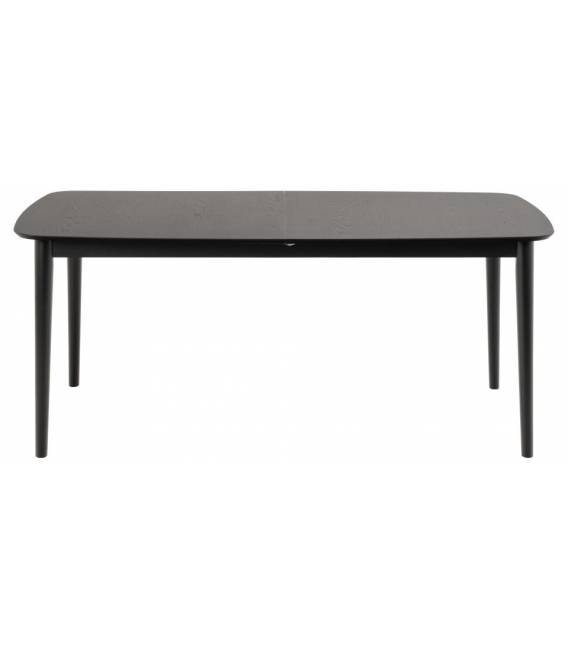 Išskleidžiamas stalas 98604 180(219)x90 juodas