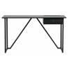 Darbo stalas JULIUS 126x53 juodas