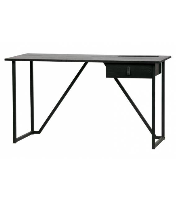Darbo stalas JULIUS 126x53 juodas