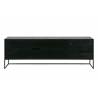 TV spintelė SILAS 180x44 juoda