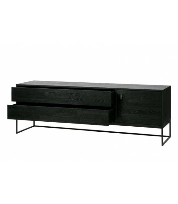 TV spintelė SILAS 180x44 juoda