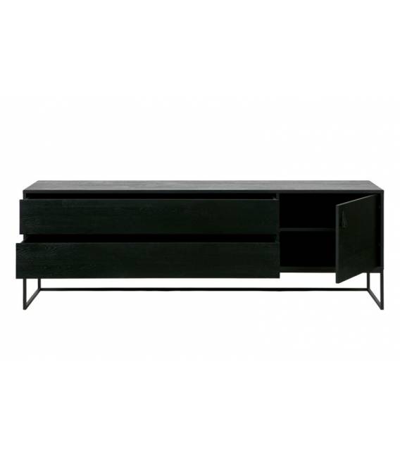 TV spintelė SILAS 180x44 juoda