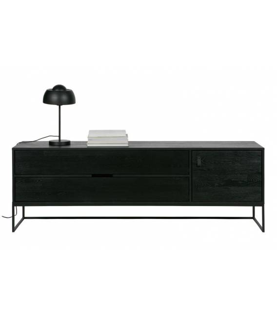TV spintelė SILAS 180x44 juoda