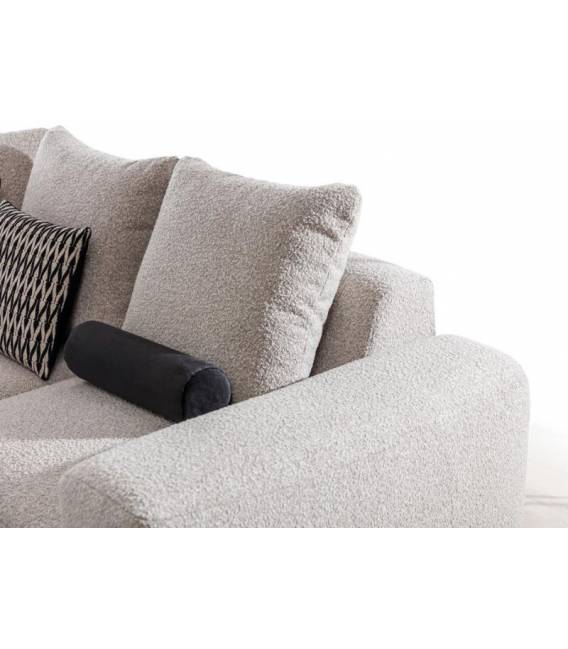 Minkštas kampas ARES 255x191 smėlio