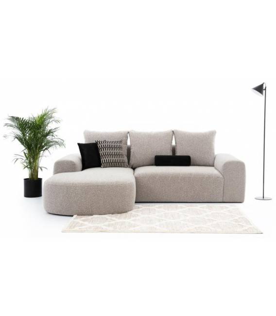 Minkštas kampas ARES 255x191 smėlio