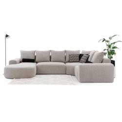 Minkštas kampas ARES 357x191 smėlio