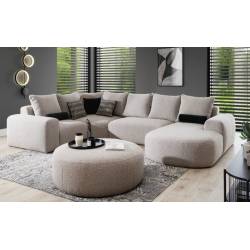 Minkštas kampas ARES 357x191 smėlio