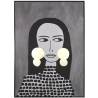 Paveikslas GREY WOMAN 103x143 pilkas