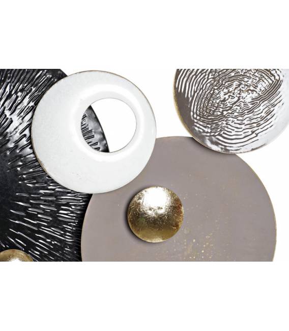 Dekoracija ABSTRACT BLACK 119x56 juoda