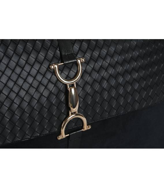 Pagalvėlė BUCKLE BLACK 50x30 juoda