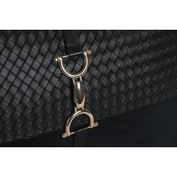 Pagalvėlė BUCKLE BLACK 50x30 juoda