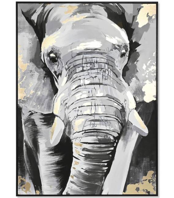 Paveikslas ELEPHANT-B 100x140 pilkas