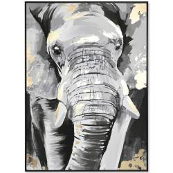Paveikslas ELEPHANT-B 100x140 pilkas