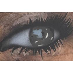 Paveikslas GIRL MESH 104x144 tamsiai rudas (2 vnt.)