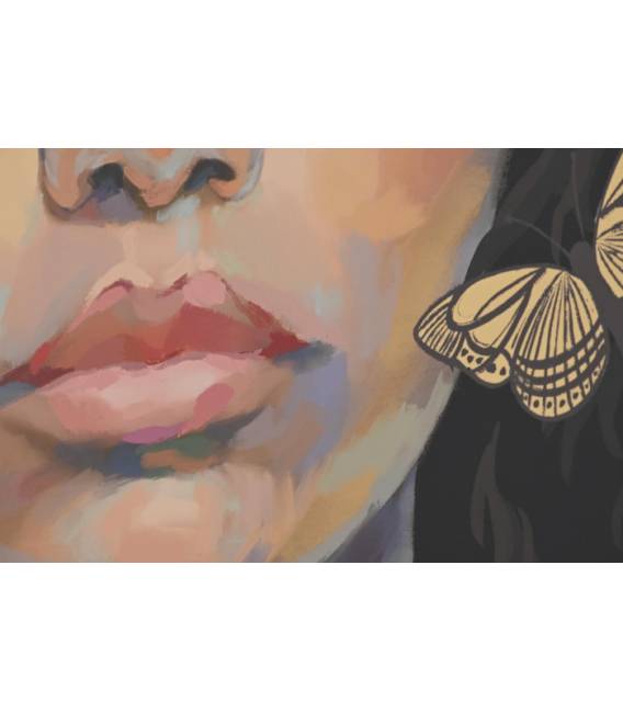Paveikslas AFRICAN BUTTERFLY-A 100x140 margas