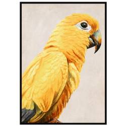 Paveikslas PARROT RIGHT 103x143 geltonas