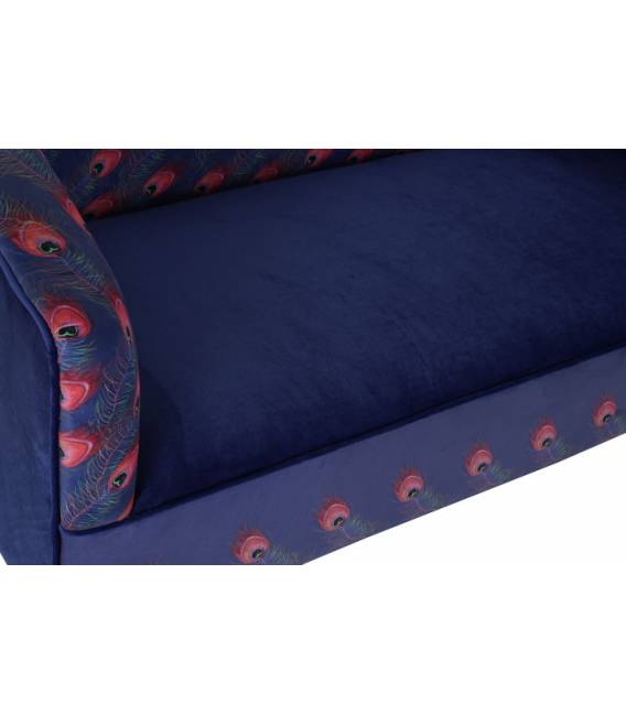 Sofa LILAC 130x70 tamsiai mėlyna