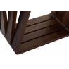 Konsolė WALNUT GLASS 145x45 rudas