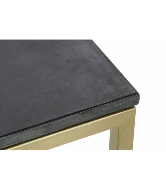 Kavos staliukas MARBLE IRON 100x61 juodas